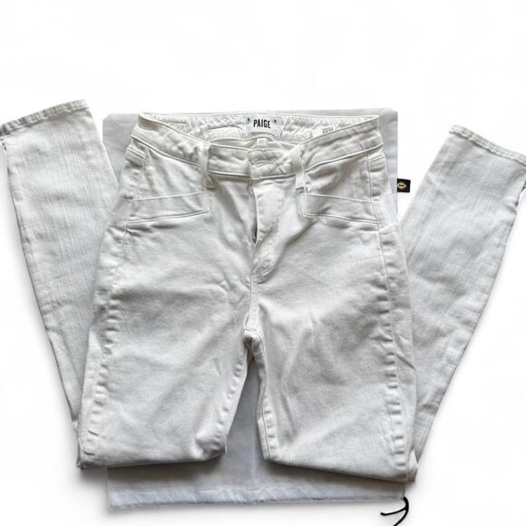 PAIGE Women's White Jeans | Bright White | Size 27 | Excellent Condition - Picture 5 of 8